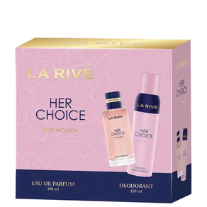 Coffret La Rive Her Choice Feminino EDP 100ml
