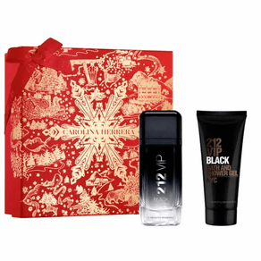 Coffret Carolina Herrera 212 VIP Black Masculino EDP 100+100