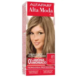 Coloração Afaparf Alta Moda 81 Louro Claro Acinzentado