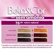 Coloração BeautyColor Bela&Cor 76.44 Ruivo Natural